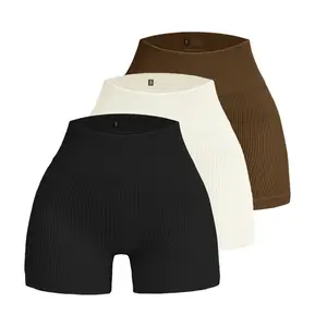 Women's Workout Gym Shorts Booty Spandex Yoga Biker Shorts Scrunch Butt High Waisted Athletic Leggings