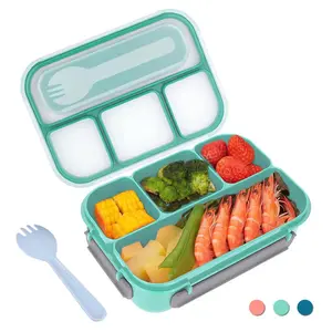 Bento Box, Lunch Box Containers, Mom’s Choice, Ideal Leak Proof, Microwave and Dishwasher Safe Lunch Box, Best Gift!