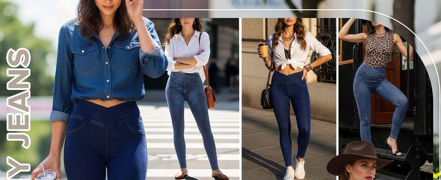 BRXL High Waisted Stretchy Crossover Denim Jeans for Women Flare Jeggings Bootcut Denim with Pockets Trendy & Flattering #Streetwear #outdoorfun #tiktokshopspringglowup #tiktokshopfashion-1 BRXL High Waisted Stretchy Crossover Denim Jeans for Women Flare Jeggings Bootcut Denim with Pockets Trendy & Flattering #Streetwear #outdoorfun #tiktokshopspringglowup #tiktokshopfashion-1