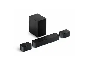Ultimea Poseidon D50 5.1CH Bluetooth Sound Bar Speaker System with APP Control U2500 (2025 New Version) - Black