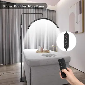 Half Moon Light - 24 inch LED Lash Lamp for Eyelash Extensions for Tattoo Artists, Nail Tech, Esthetician - Cool, Warm Lamp with Adjustable Brightness