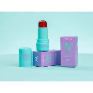 Aminnah Mermaid Pearls LOLLIPOP - Lips & Cheeks Tint - Berry TINT Gloss Lipgloss with Smooth Jelly-like Texture for Natural Flushed Finish