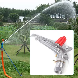 1.5" Agriculture Irrigation Spray Gun Sprinkler Large-Area 360° Adjustable Water Watering Sprinkler Spray Gun Large-Area Garden Irrigation