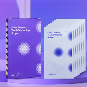 7 Pairs/14 Strips Teeth Whitening Gel, Boxed Home Care, Gentle Cleaning and Brightening, Travel-Friendly, Easy to Use, Quick Results