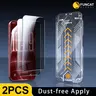 [2PCS] FUNCAT GLOBAL Tempered Glass Screen Protector for iPhone 18/17/16/15/14/13/12, with Dust-free Applicator, Bubblefree Apply, Dustproof, Reusable Easy Installation, Fingerprint-proof, Electroplated Layer, Hydrophobic Full Protection (On SALE)