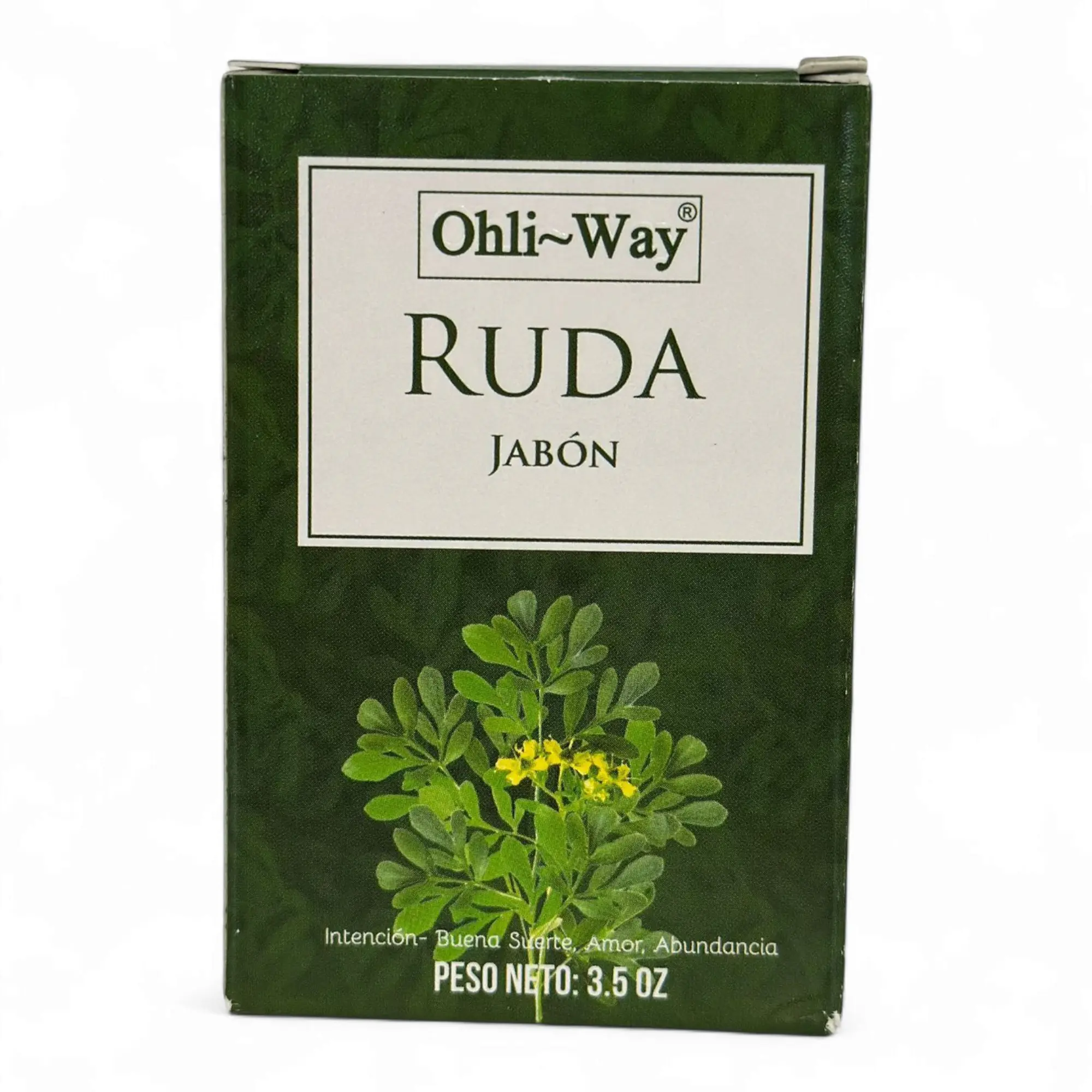 RUDA Rue Soap - 3.5oz Herbal Blend Spiritual Use Cleanser, Bath & Body Care for Good Luck, Love & Abundance, Ohli-Way