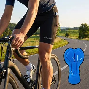 Men's 4D Padded Cycling Bike Shorts with Side Pockets - Breathable Compression Bicycle Underwear for Mountain Road Riding Comfortable Anti-Chafing Padding Athletic Sports Gear Perfect for Men's Workout Training Fitness