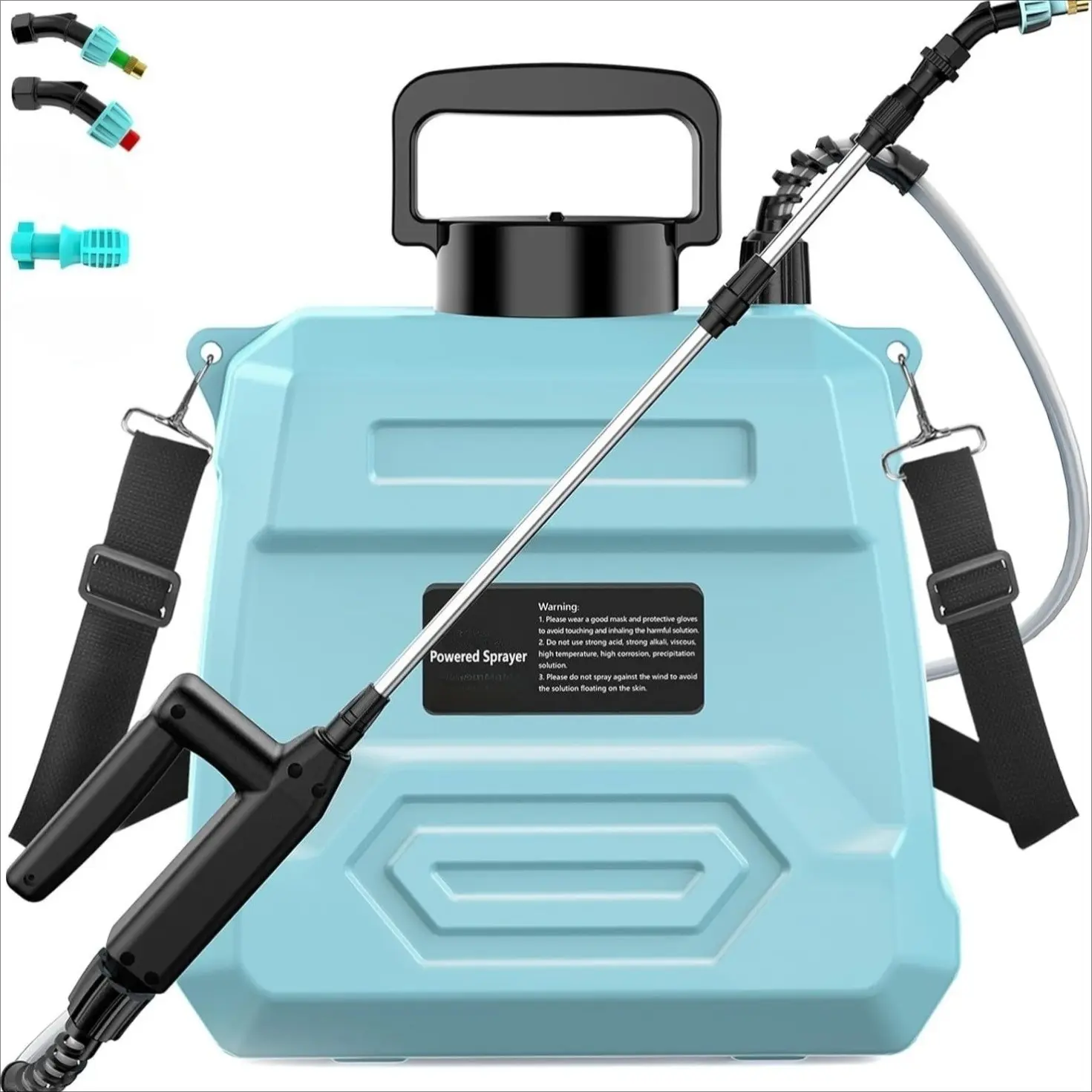 Large-sized Upgraded Powerful Electric Sprayer, Equipped with Multiple Nozzles and Accessories, A Retractable Hose, Suitable for Lawn, Garden, Plants, Vegetable Gardens and Weed Control, Retractable Garden Hose, Lawn & Garden Use