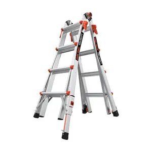 Little Giant 17' Multi-Position Ladder W/Ratchet Levelers