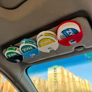 ZYN 3D Printed ZYN Vehicle Sun Visor Holster - Secure Access for ZYN Containers, Available in Multiple Colors &,Non-Toxic PLA Material, Durable Design - Car Console Organizer,Gift for Boyfriends or Husbands fathersdaygiftideas  holder