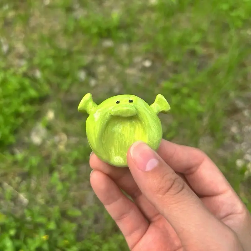 Ogre Worry Stone | Anxiety Relief Toy | Handmade Anxiety Relief Stone | Stress Relief Gift | Pocket Calming Stone | Cute Desk Decor