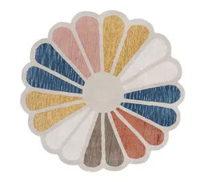 Safavieh Novelty Hand Tufted Wool 6' x 6' Petal Rug