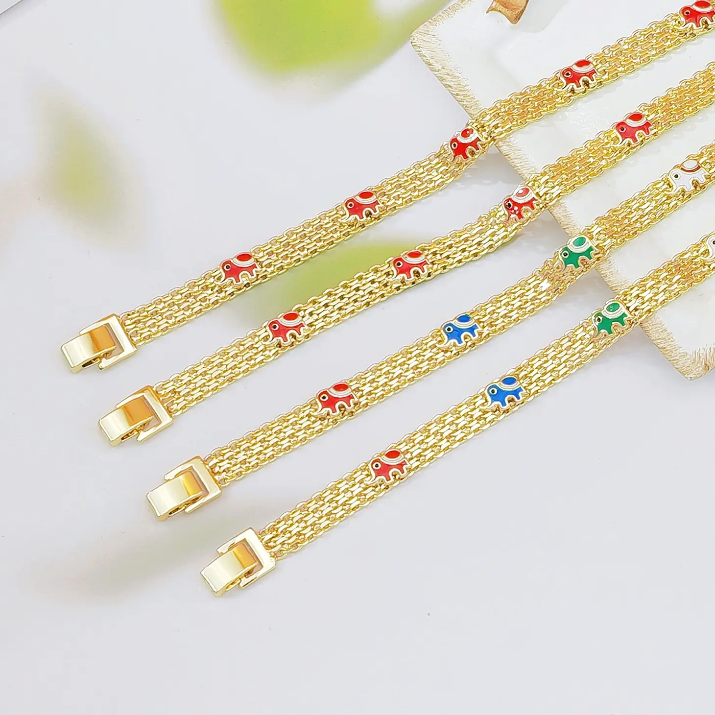 Women's Bohemian Sports Wristband - Auspicious Elephant Motif High-End Niche Casual Jewelry, Versatile Sports & Outdoor Accessory, Bohemian Sports Wristbands
