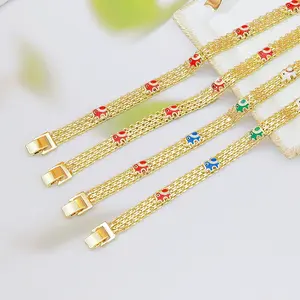 Bohemian Style Color Auspicious Little Elephant Niche High-End Sense Personality Versatile Fashion Bracelet for Women