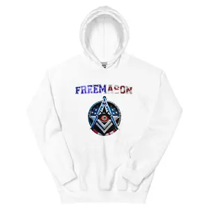 Custom American Flag Freemason Hoodie