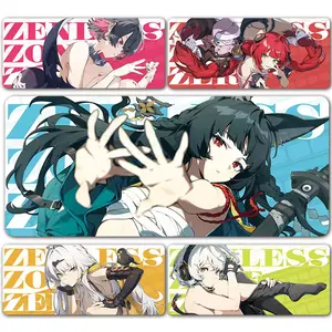 ZZZ Gaming Hoshimi Miyabi Mouse Pad Evelyn Yuzuha Anby Ellen Zenless Zone Zero Keyboard Desk Mats Anime Girls Mousepad
