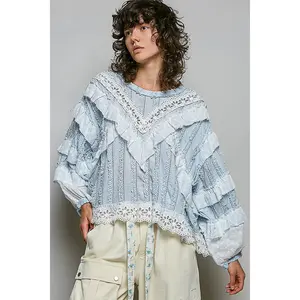 Romantic Blue Water Top