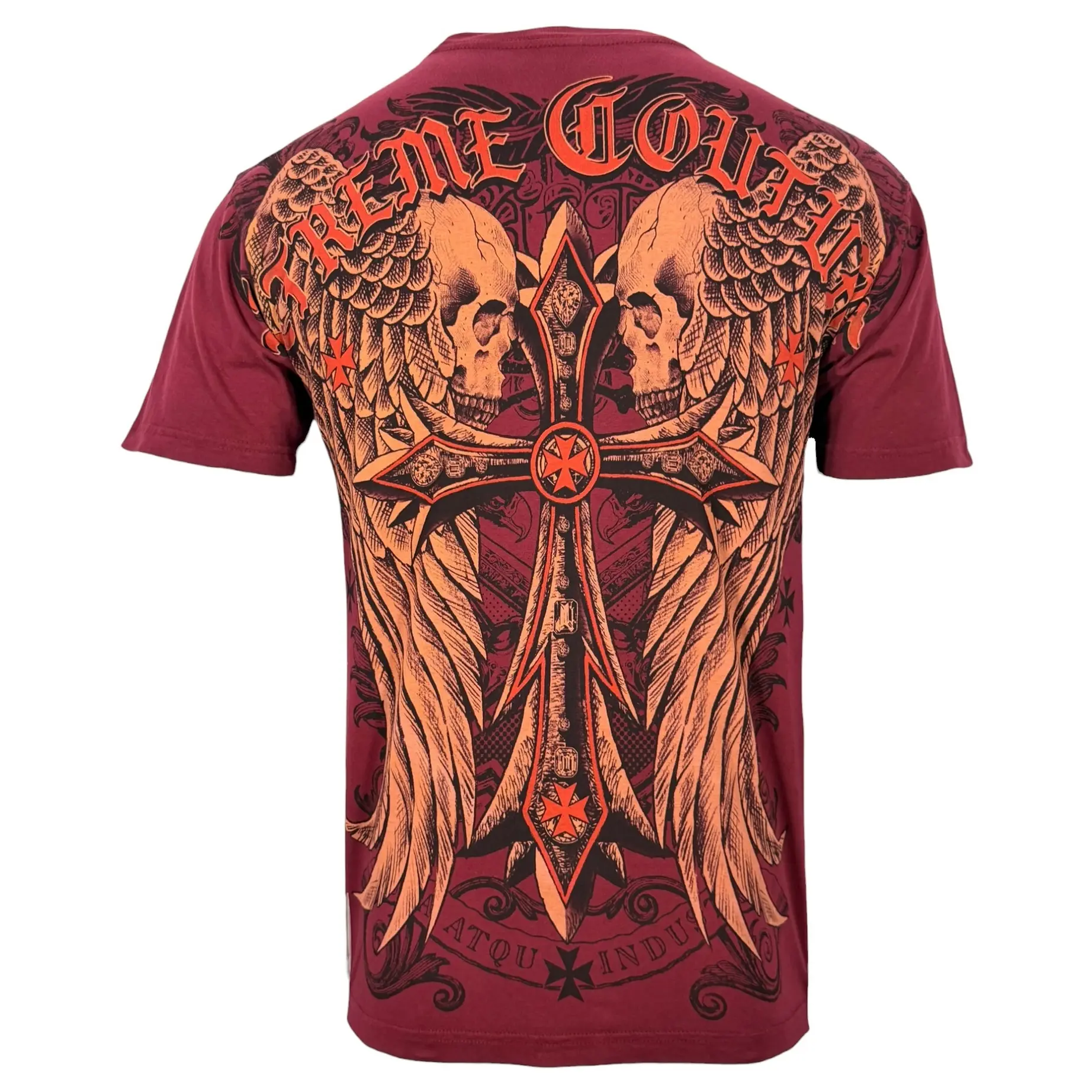Menswear Golden Touch Style T-Shirt - Men's Casual Short-Sleeve Streetwear Top in 100% Cotton, Made in USA