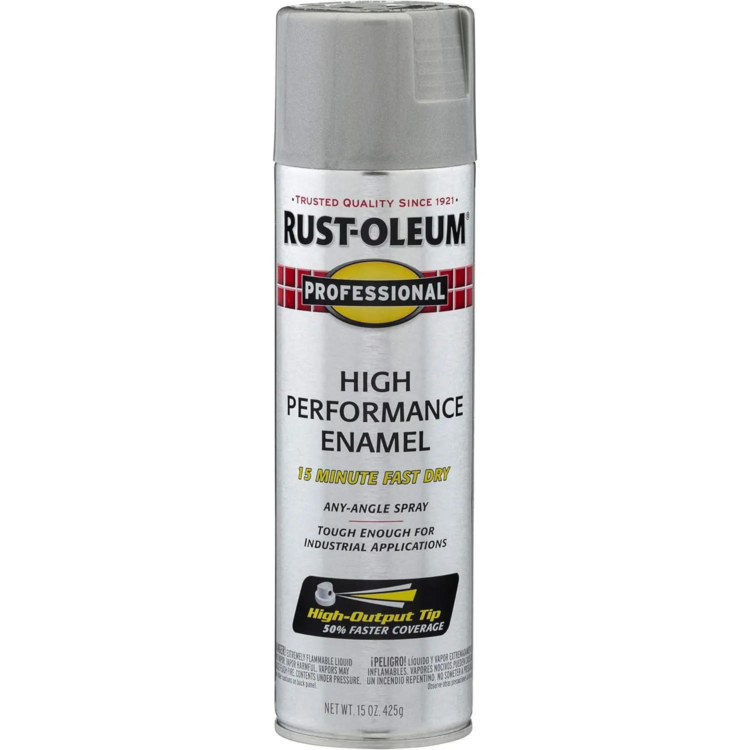 7581838 High Enamel Spray, Light Machine Gray, 15-Ounce