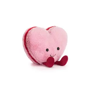 2026  Heart Macaron Plush| Soft and Adorable Stuffed Toy, Perfect Gift for Valentine Day, Birthdays & Collectors, Gift For Her
