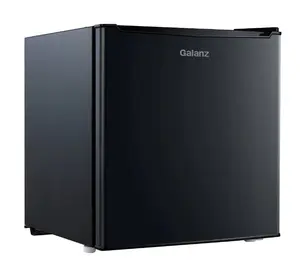 1.7 Cu ft Single Door Mini Fridge GL17BK, Black, New