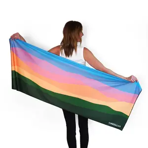 Large Cooling Towel + Shawl SHAKEitCOOL (70" x 30") UPF40 Sun Protection | Cooling Lightweight Breathable Sun Protection Shawl Summer UPF Migraine Gardening Sports Yoga Gym Outdoors Camping Adults Kids Cooling Pilates Fishing Hiking