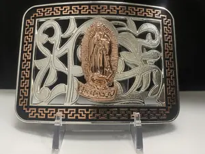 Western Style Saint Mary Buckle Hebilla Vaquera La Virgen