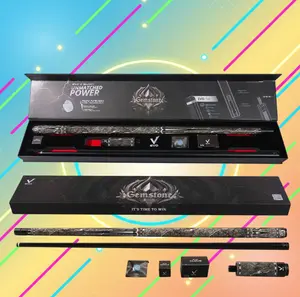 EVO Gemstone Maxbing Edition - Nightglow Pool Cue | Glassfiber Precision, Carbon-Glass Butt, 12.5mm EVO Tip, Complete Player Kit