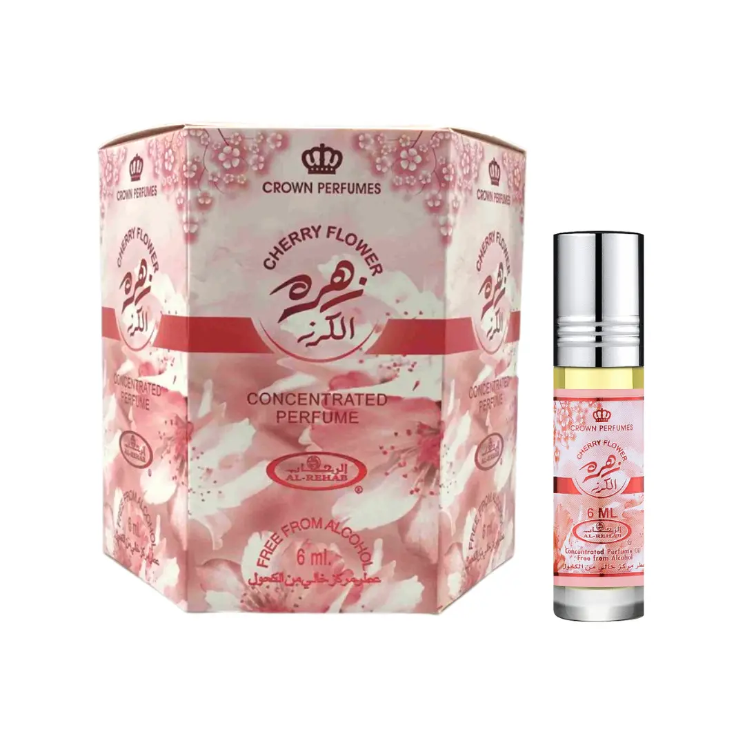 Cherry Flower-  6ml (.2oz) Roll-on Perfume Oil by Al-Rehab (Box of 6)