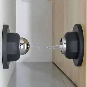 Magnetic Door Stopper, Anti-collision Windproof Door Stopper, Free-punch Door Suction Holder, Universal Door Hardware for Home Office