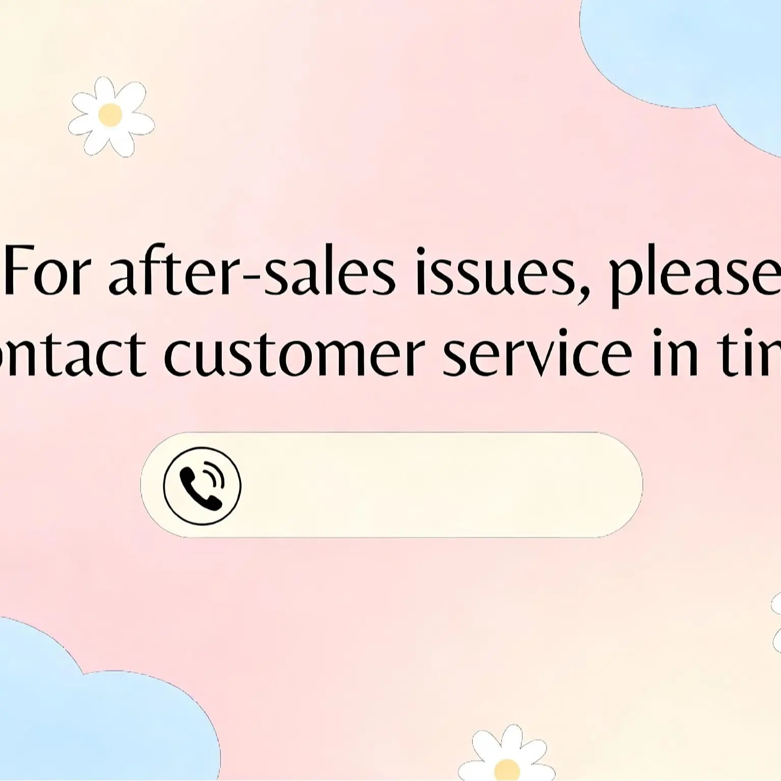 Carefully packed, safely delivered, just for you.