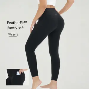 Buttery Soft Leggings for Women with Pockets, High-Waisted Tummy Control Skinny Fit Yoga Pants for Gym & Loungewear, Leggings Women, Gym Clothes Women