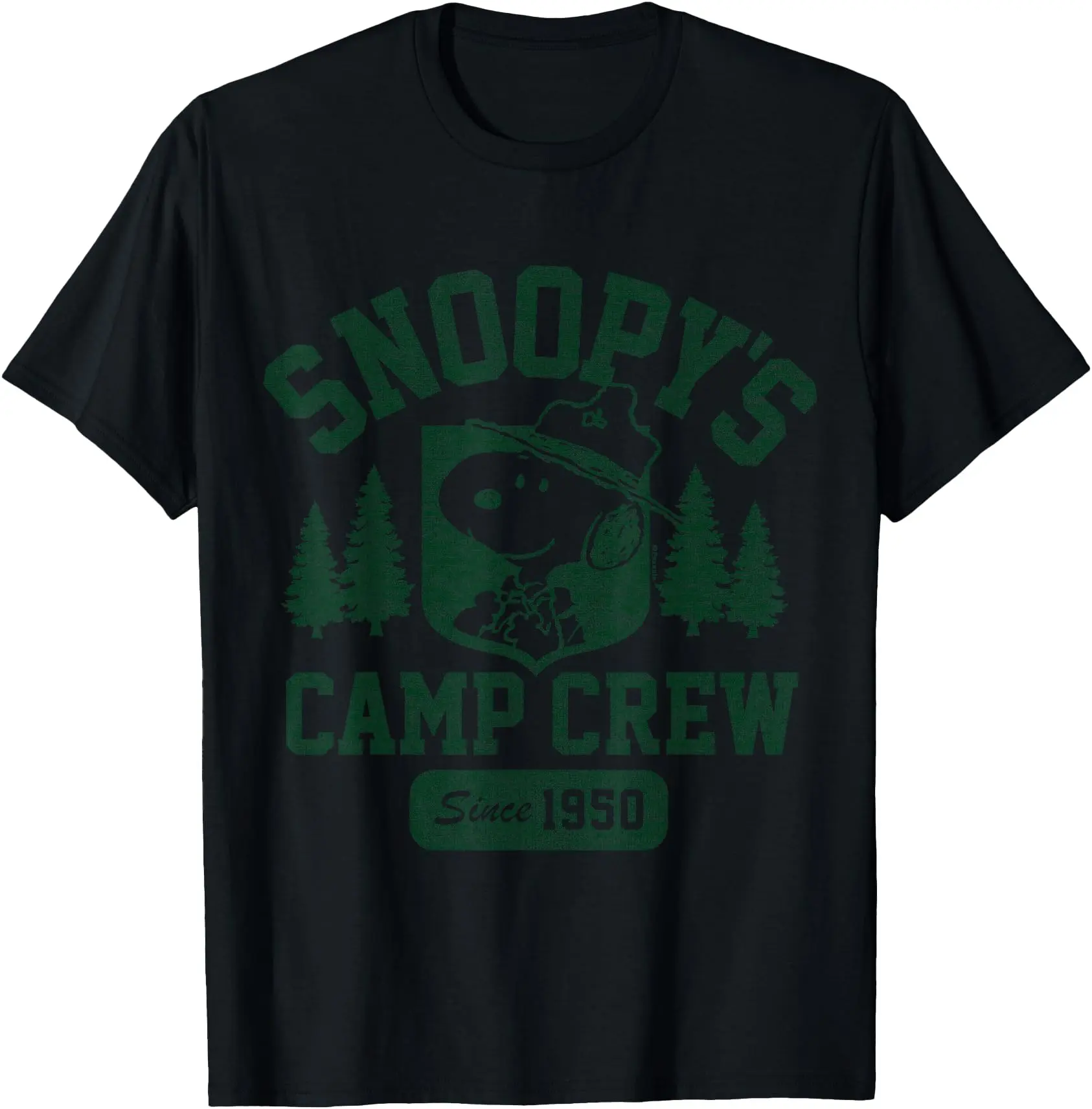 Peanuts - Snoopy's Camp Crew  T-Shirt Crewneck Unisex