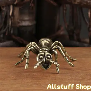 Collectible Figurines, Ant Ant Figurine - Brass Ant Statue with Expressive Eyes, Realistic Ant Design for Home, Office, Bookshelf Decor - No Electricity Needed, Ant Decor, Bookshelf Decoration, Detailed Sculpture, Decorative Sculpture, Office Workers