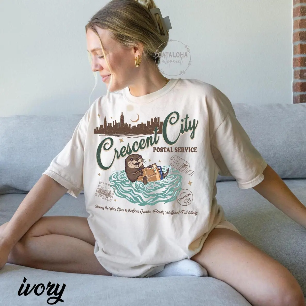 Crescent City postal service shirt, Comfort colors Crescent city otter, Cute Crescent City shirt, Lunathion, CCU Champions, Bryce Quinlan, Full Color Range, Find Your Perfect Shade, Wardrobe Staple, For Any Season