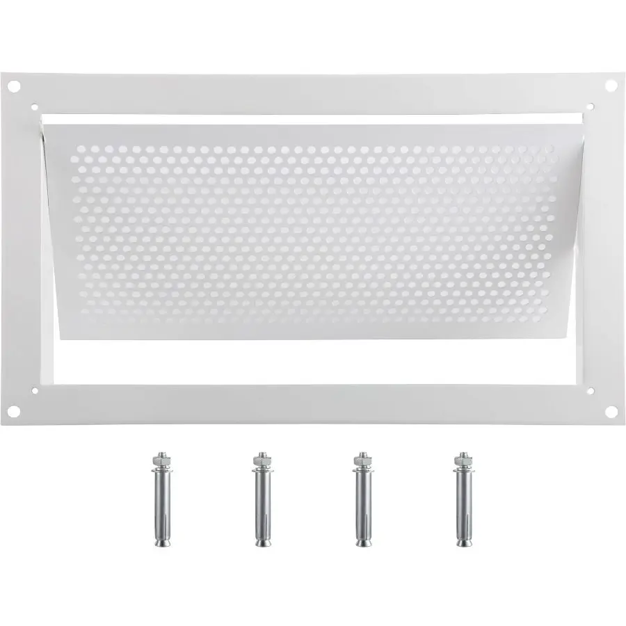 VEVOR 8"x16" Rectangular Crawl Space Flood Vent, Foundation Wall Vent for Home Foundation Protection, 8" X 16"