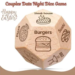 Romantic Couples Date Night Dice Game, Fun Date Ideas, Couple Gifts for Significant Others, Holiday & Special Occasion Basket Stuffers