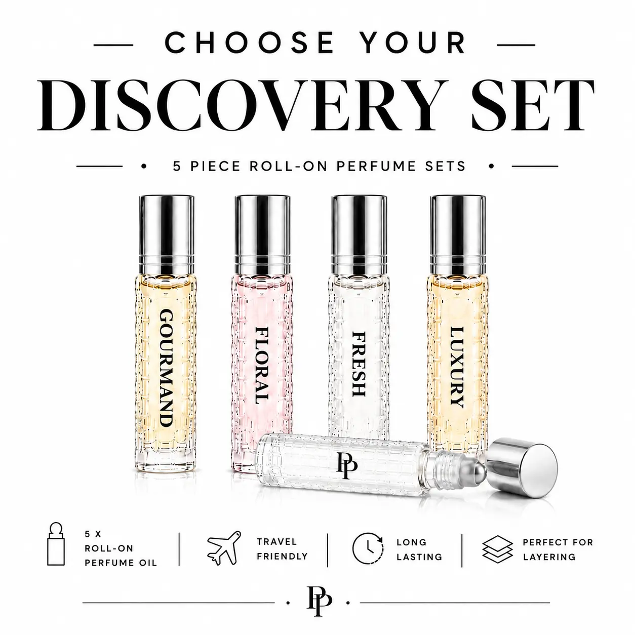 5pc Roll-On Discovery Set Oil Concentrates - Alcohol Free