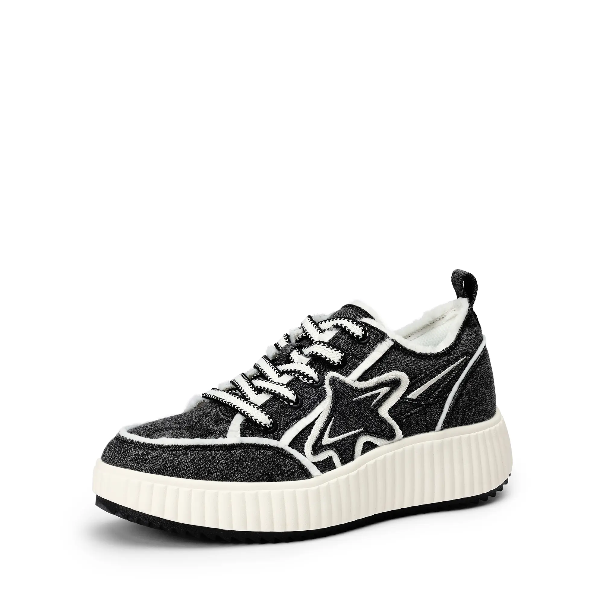 DREAM PAIRS Women's Chunky Platform Sneakers - Bold Sneaker Platform, Streetwear-Inspired Light Dual-Color Casual Trainers, Comfortable Walking Footwear