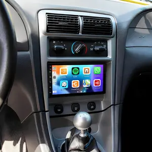 7" Car Stereo for 2001–2004 Ford Mustang – Compatible with Wireless CarPlay & Android Auto, 2+32GB, GPS Navigation, AHD Backup Camera, Bluetooth Mic