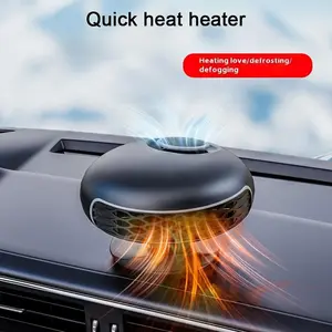 12V 120W Portable Car Heater, 2-in-1 Heating & Cooling Fan, Fast Defroster & Dehumidifier for Windshield, Plug-in Design, Improve Driving Comfort, Universal for All Vehicles, Essential Auto Accessory for All Seasons