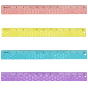 Westcott 12in GEM Crystal Covered Rulers, for School, Craft, Home, DIY, Classroom - Assorted Colors (00538-PARENT)