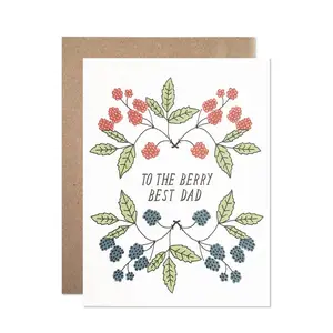Berry Best Dad Card