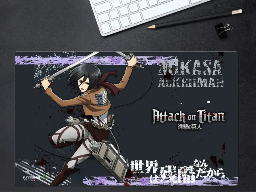 Attack on Titan Anime Deskmat Mouse Pad Officially Licensed Brand New (Choose your Design)