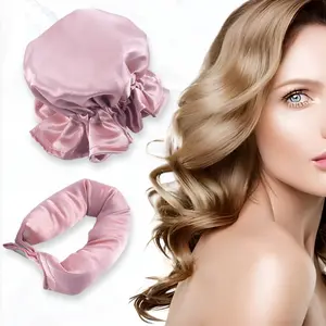 Labhairs Curling stick and big wave sleep lazy person curler, no heat, no harm to hair, curling cover set Haircare Heatless summerwins