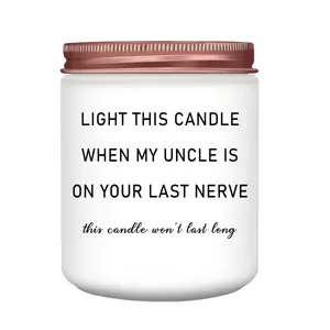 Lavender Scented Candle Gift for Auntie, Mother's Day Birthday Christmas Anniversary Wedding Anniversary, Perfect Gift for Best Aunt, Floral Candle