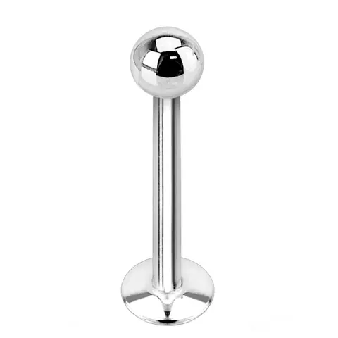 14g & 16g Internally Threaded Stainless Steel Labret Stud Piercing Jewelry, 2mm-4mm Ball Tip, Easy-Insertion Multi-Size Body Jewelry Accessory