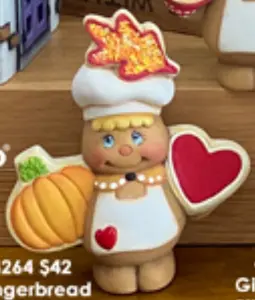Clay Magic Thanksgiving Autumn Spice Gingerbread Unpainted