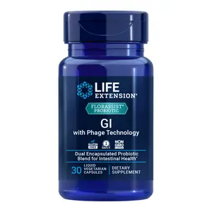 Life Extension FLORASSIST® Probiotic GI with Phage Technology 30 Liquid Vegetarian Capsules