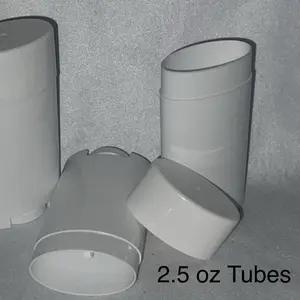 Empty Deoordeant Tubes 2.5oz for DIY - 6 pack
